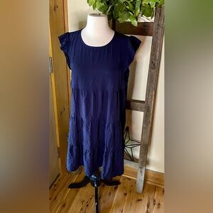 💥KIRUNDO Flutter Sleeve Round Neck Dress💥